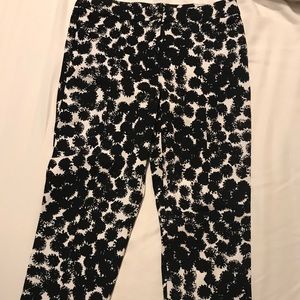 Tina Turk black and white pattern pants